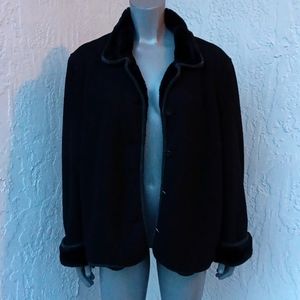 Coaco New York BLACK  Faux fur coat